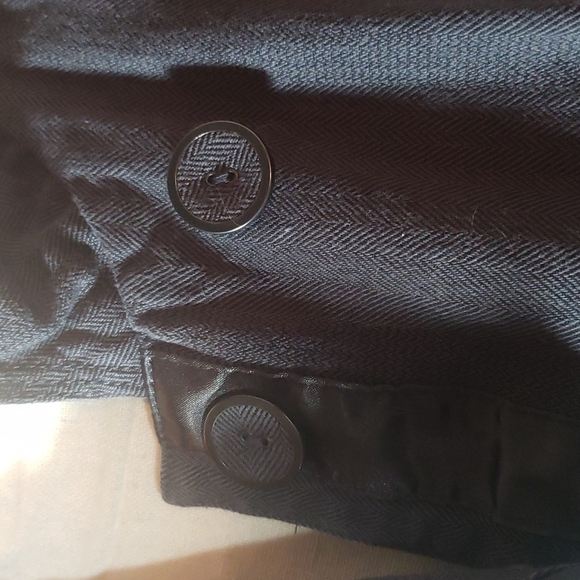 NWOT Ruff Hewn Women Jacket Distressed Black Cute - Picture 2 of 12
